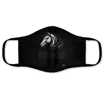 Discover Ride or Die – Equestrian Spirit Face Masks