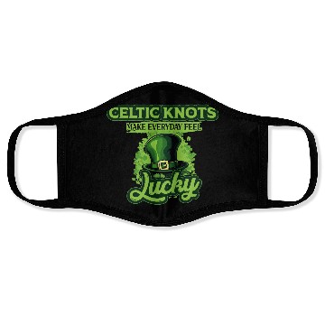 Discover Celtic Knots Make Everyday Feel Lucky St Patricks Face Masks
