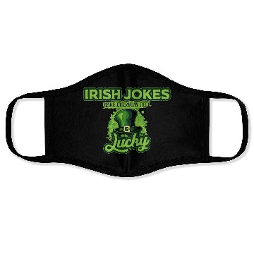 Discover Irish Jokes Make Everyday Feel Lucky St Patricks Face Masks