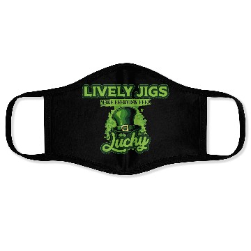 Discover Lively Jigs Make Everyday Feel Lucky St Patricks Face Masks