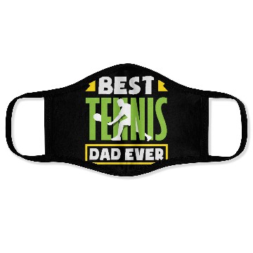 Discover Best Tennis Dad Ever Face Masks
