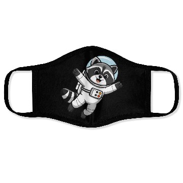 Discover Astro Racoon for Kids Astronaut Face Masks