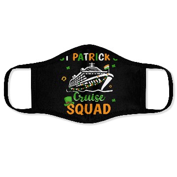 Discover St Patrick's Day Cruise Squad Face Masks
