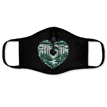 Discover Evergreen Nature Lover Art Face Masks