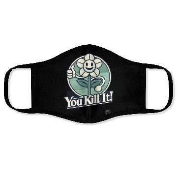 Discover You Got It! Thumbs Up Sunflower Face Masks