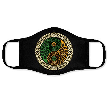 Discover Spiritual Irish Yin & Yang Celtic Knot Face Masks