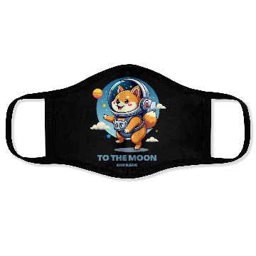 Discover Shiba Inu Space Explorer Face Masks