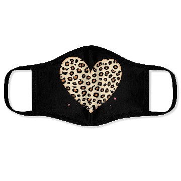 Discover Trendy Vintage Retro Love Cheetah Leopard Print Face Masks