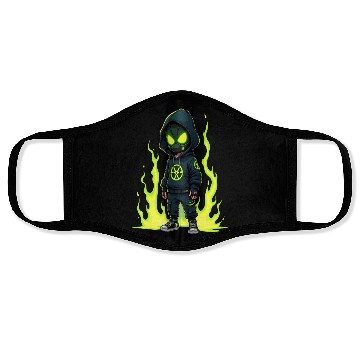 Discover Toxic Menace - Radioactive Streetwear Warrior Face Masks