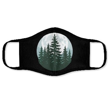 Discover Trees Wildlife Nature Forest Silhouette Face Masks