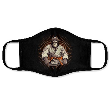Discover Karate Judo Monkey Chimpanzee Martial arts Face Masks