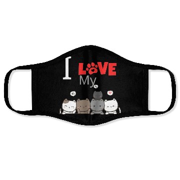 Discover Cat Lover Face Masks