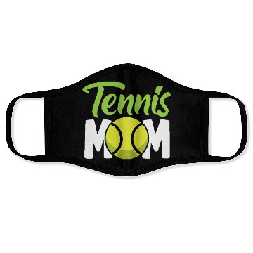 Discover Tennis Mom Passionate Supporter Face Masks