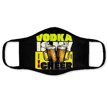 Discover v is for vodka valentines CHEERS XX Face Masks