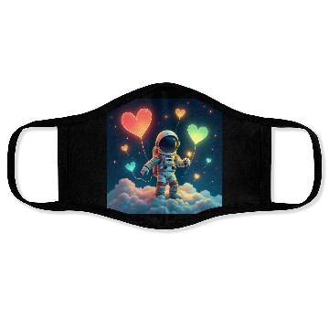 Discover Astronauts are full of love Face Masks