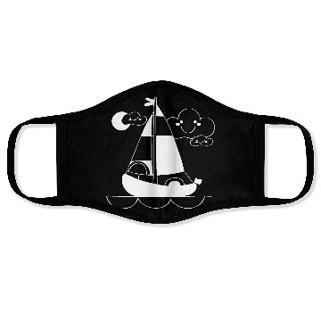 Discover Cartoon Sailing Face Masks