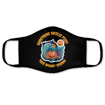 Discover Something smells fishy this spooky season Face Masks