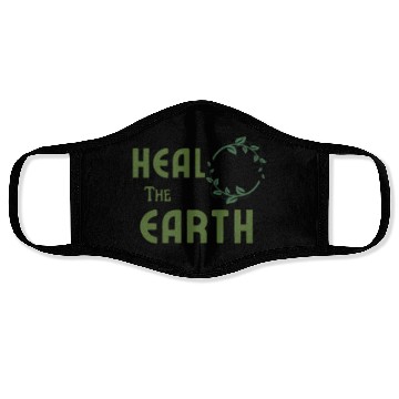 Discover Heal the earth sustainability Face Masks