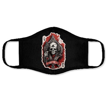 Discover Ace of Spades Face Masks