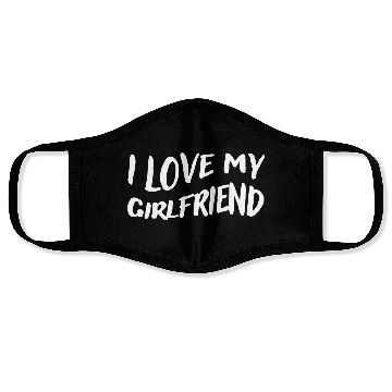 Discover I Love My Girlfriend - Show Your Love Face Masks
