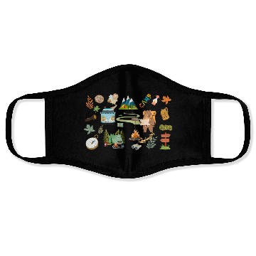 Discover camping Face Masks
