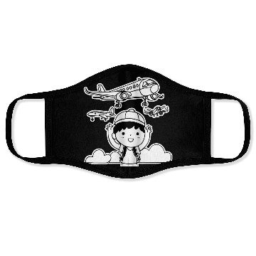 Discover Funny Aircraft Face Masks