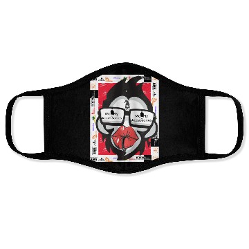 Discover Monkey Lips Clothing Design Face Masks