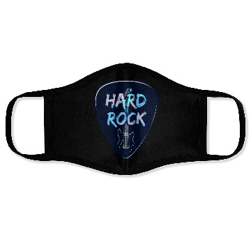 Discover Hard Rock Guitar Pick Face Masks