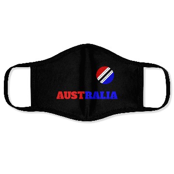 Discover Australian Flag Inspired Graphic Design Face Masks