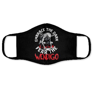 Discover Cryptid Embrace The Dark Fear The Wendigo Face Masks