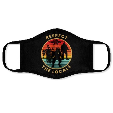 Discover Respect the locals Face Masks