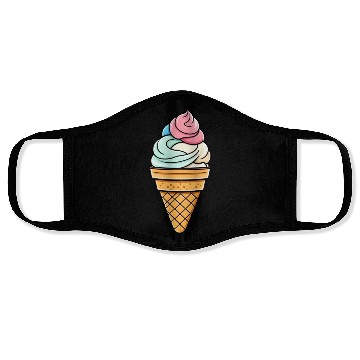 Discover ice cream lover Face Masks