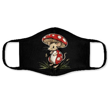 Discover Mushroom Mouse Funny Animal And Mushroom Face Masks