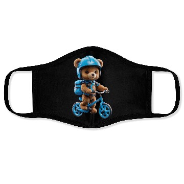 Discover Cycling bear Face Masks