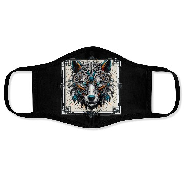 Discover Wolf head 16 Face Masks