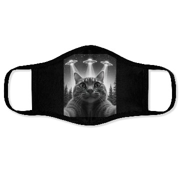 Discover UFO Funny Cat Face Masks