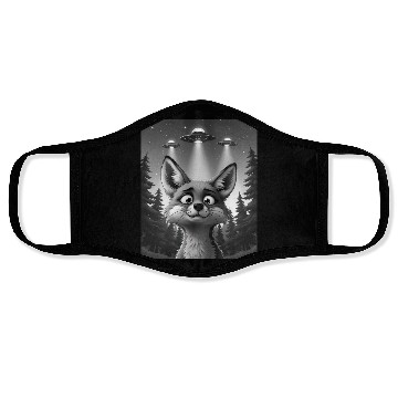 Discover UFO Funny Fox Face Masks
