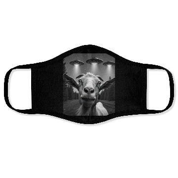 Discover UFO Funny Goat Face Masks