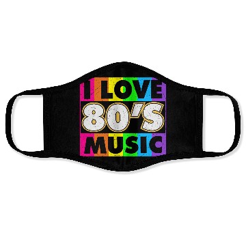 Discover Retro 80s Style design – Perfect for Nostalgia Fa Face Masks