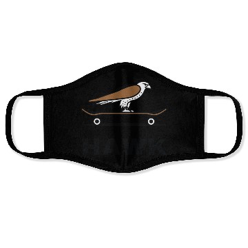 Discover Hawk Skater Fan Skateboard Stunts Freestyle Gift Face Masks