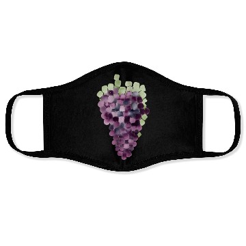 Discover Grape Mosaic Face Masks
