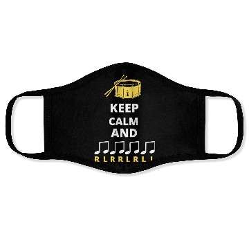 Discover Keep Calm and RLRRLRLL Face Masks