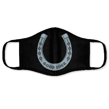 Discover Good Luck Horseshoe Face Masks