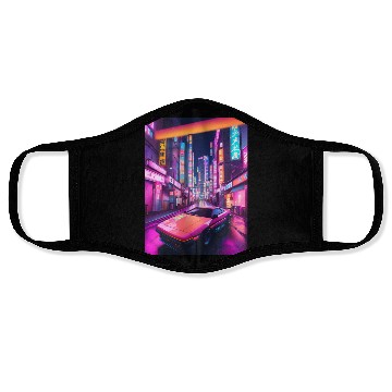 Discover Synthwave 4 Face Masks