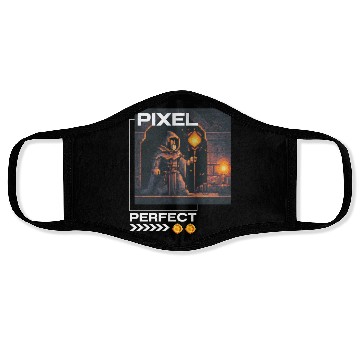 Discover Pixel Perfect Mage Gaming and Magic Face Masks