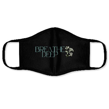 Discover Breathe deep Yoga Face Masks