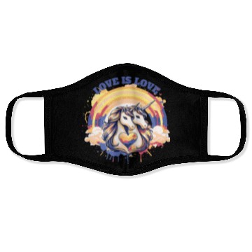 Discover Love is Love Face Masks