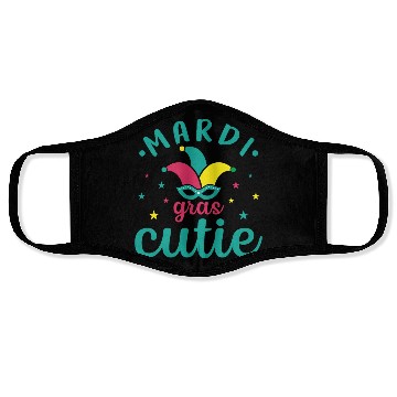 Discover Mardi Gras Cutie festival Face Masks