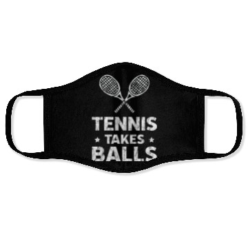 Discover Tennis Takes Balls 3 Face Masks
