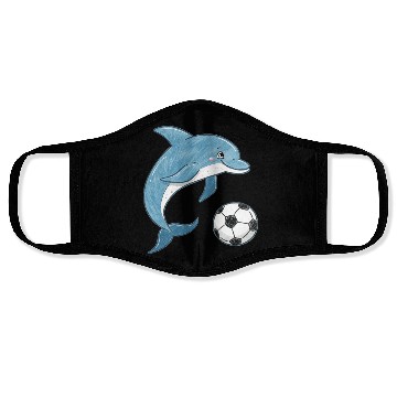 Discover Dolphin and Soccer Ball Face Masks